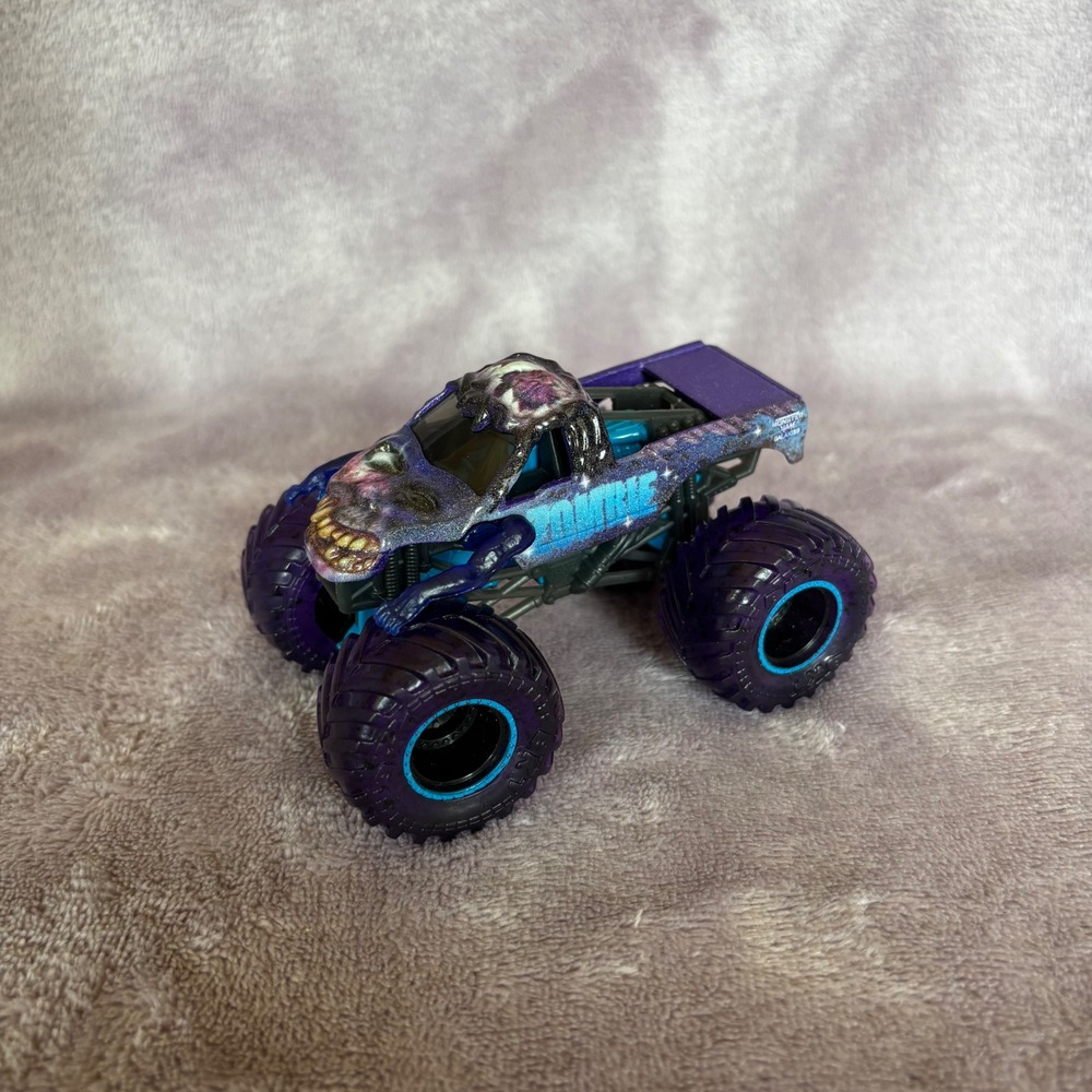 Monster Jam Zombie Galaxy Gears and Galaxies Purple Monster Truck 1:64 Scale
